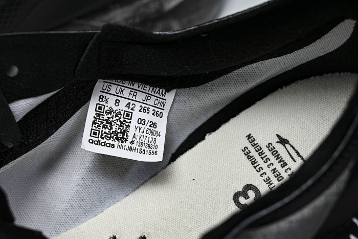 KI7128 Y-3 ADIOS PRO 4 BLACK/OFF WHITE/GREY FIVE
