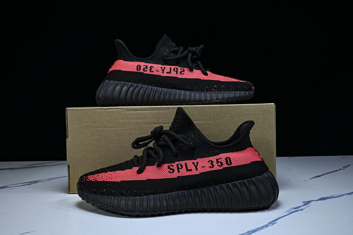 BY9612 YEEZY BOOST 350 V2 CORE BLACK/RED/CORE BLACK