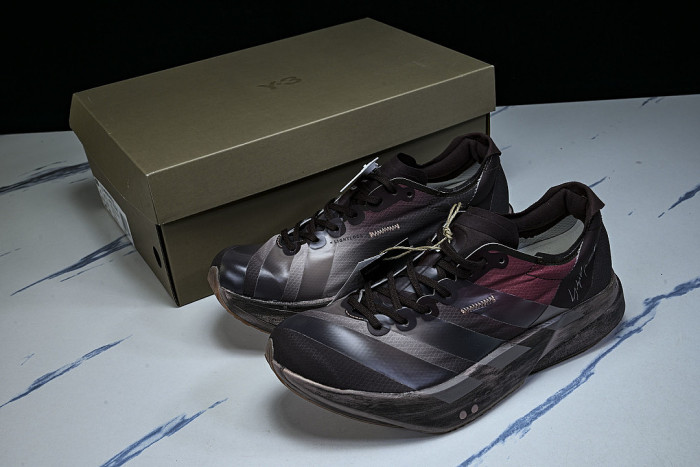 KI7791 Y-3 ADIOS PRO 4 NIGHT RED/WARM CLAY/ACTIVE MAROON