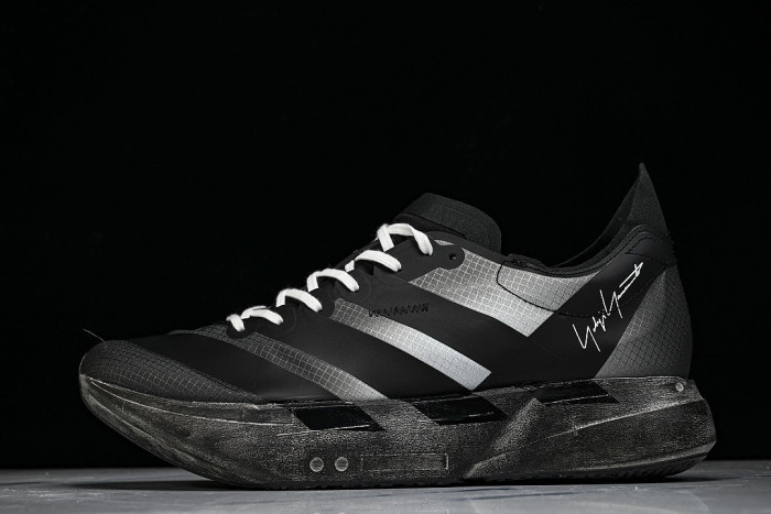 KI7128 Y-3 ADIOS PRO 4 BLACK/OFF WHITE/GREY FIVE