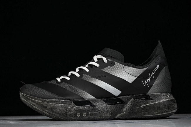 KI7128 Y-3 ADIOS PRO 4 BLACK/OFF WHITE/GREY FIVE