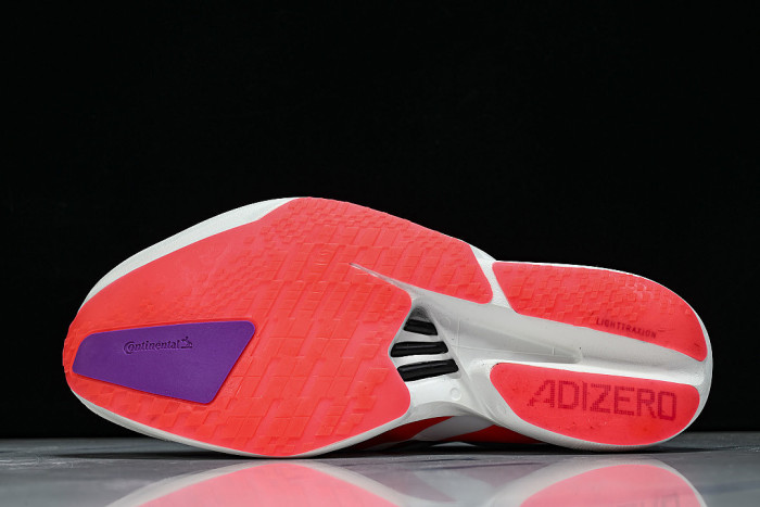 KZ9020 ADIZERO ADIOS PRO 4 FOOTWEAR WHITE/LUCID RED/SHOCK PURPLE