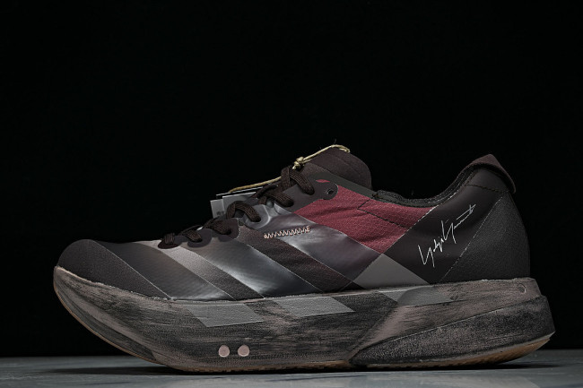 KI7791 Y-3 ADIOS PRO 4 NIGHT RED/WARM CLAY/ACTIVE MAROON
