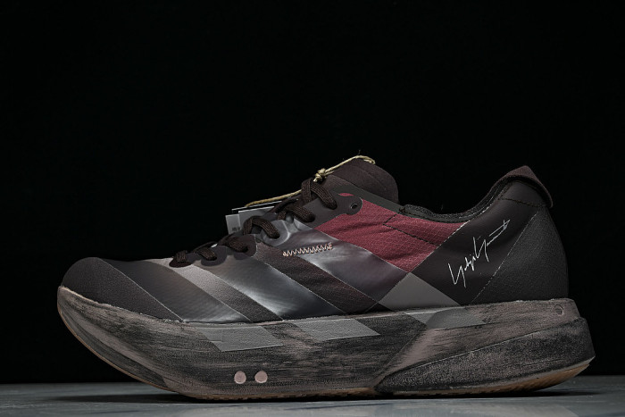 KI7791 Y-3 ADIOS PRO 4 NIGHT RED/WARM CLAY/ACTIVE MAROON
