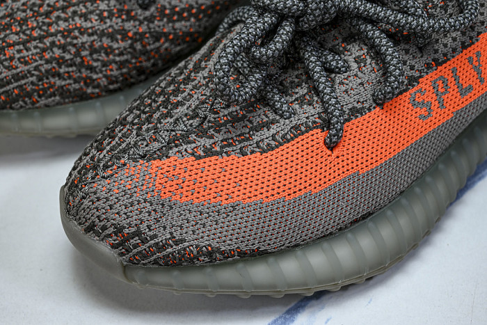 BB1826 YEEZY BOOST 350 V2 STEEPLE GRAY/BELUGA/SOLAR RED