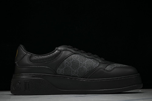 CHUNKY B MONOCHROME CARAMEL COLORED THICK SOLED CASUAL SNEAKERS BLACK/INKINESS