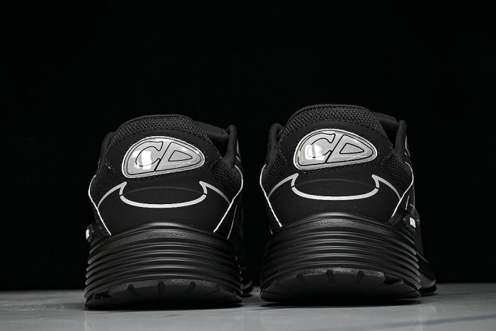 LOW-TOP THICK-SOLED SPORTS CASUAL SHOES BLACK/BLACK/BLACK