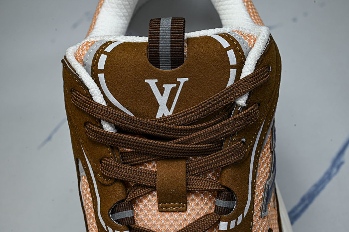 SPORTY CASUAL SHOES BROWN/ORANGE/GREY