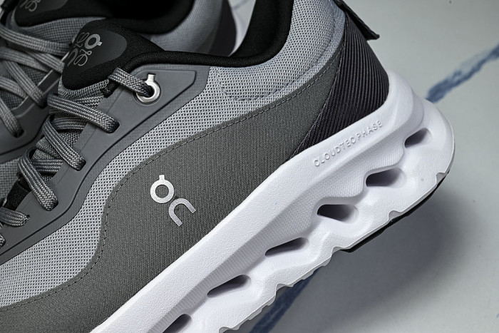 ON X THE SECOND GENERATION SERIES OF CASUAL RUNNING SHOES DARK GRAY/CONCRETE GREY