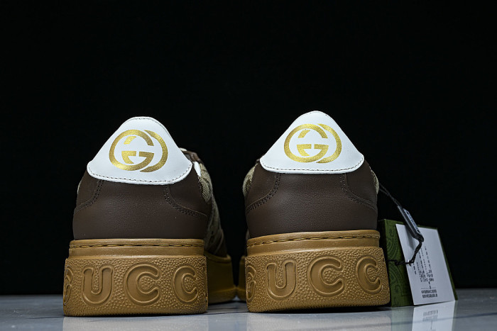CHUNKY B MONOCHROME CARAMEL COLORED THICK SOLED CASUAL SNEAKERS COFFEE/BROWN