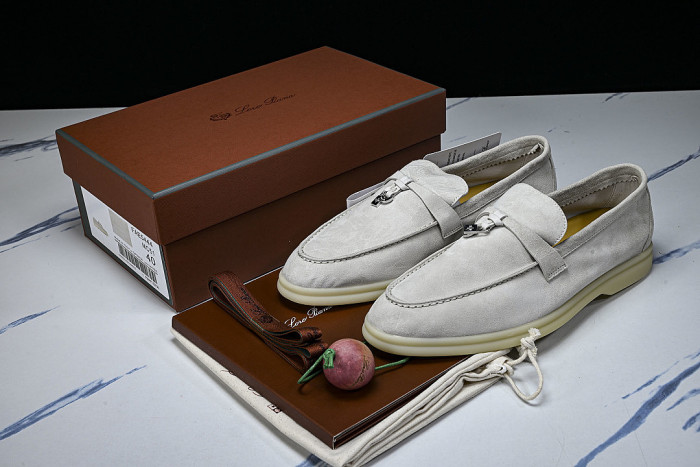 WOMEN'S CASUAL LOAFERS 26 NEW STYLE LIGHT GRAY/GREY