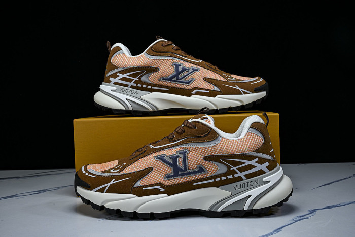 SPORTY CASUAL SHOES BROWN/ORANGE/GREY