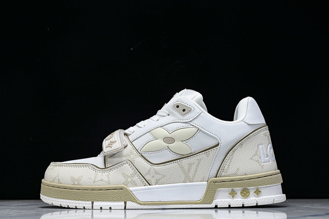 TRAINER COST EFFECTIVE MEN'S AND WOMEN'S SPORTS SHOES LIGHT WHEAT/WHITE