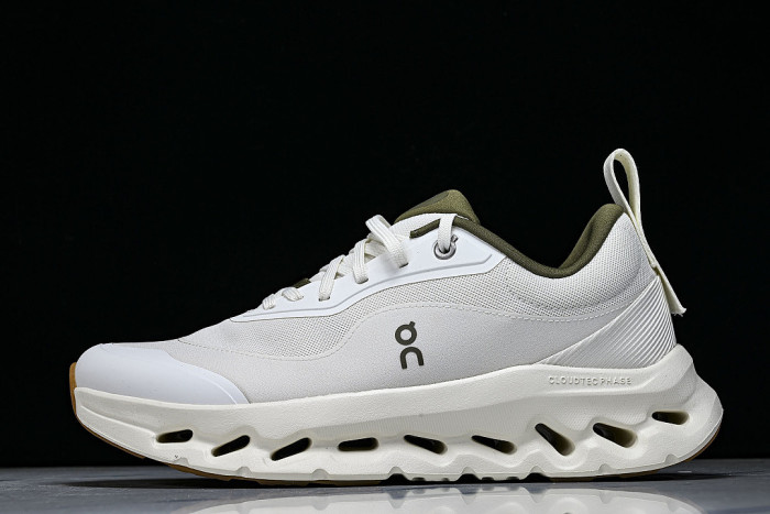 ON X THE SECOND GENERATION SERIES OF CASUAL RUNNING SHOES LIGHT GRAY/ARMY GREEN