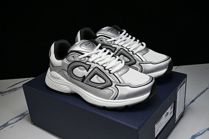 MEN'S BREATHABLE CASUAL THICK SOLED B30 LACE UP RUNNING SHOES 2026 NEW STYLE LIGHT GRAY/GREY