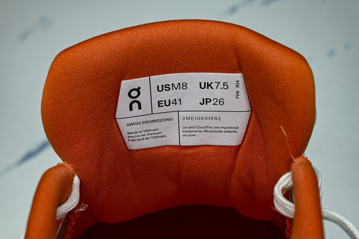 ON X THE SECOND GENERATION SERIES OF CASUAL RUNNING SHOES RED/LIGHT GRAY