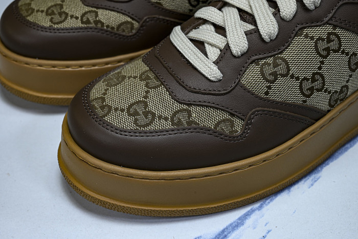 CHUNKY B MONOCHROME CARAMEL COLORED THICK SOLED CASUAL SNEAKERS COFFEE/BROWN