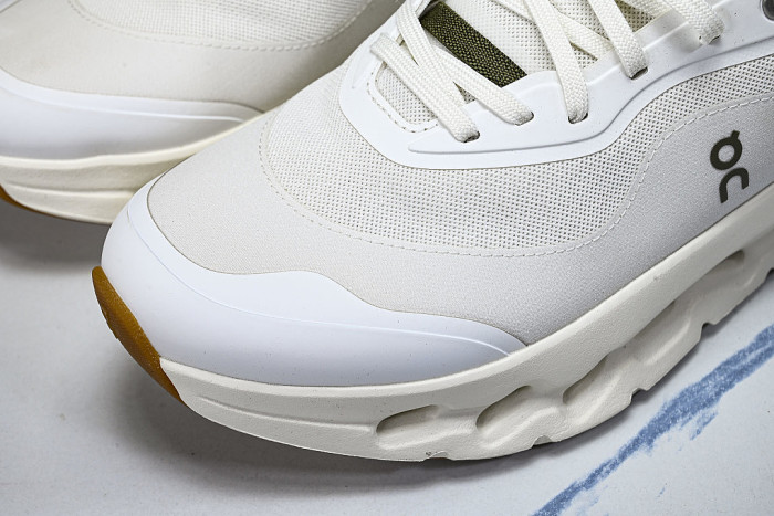 ON X THE SECOND GENERATION SERIES OF CASUAL RUNNING SHOES LIGHT GRAY/ARMY GREEN