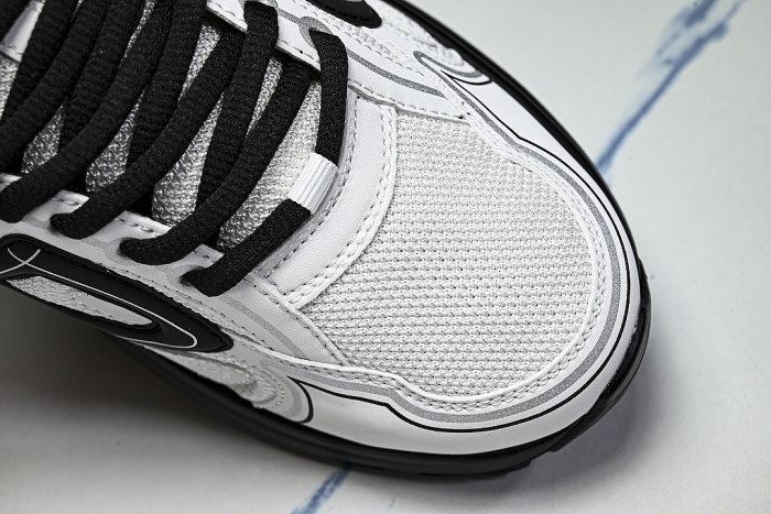 MEN'S BREATHABLE CASUAL THICK SOLED B30 LACE UP RUNNING SHOES 2026 NEW STYLE WHITE/BLACK