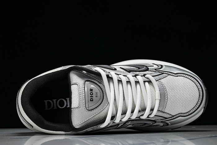 MEN'S BREATHABLE CASUAL THICK SOLED B30 LACE UP RUNNING SHOES 2026 NEW STYLE LIGHT GRAY/GREY