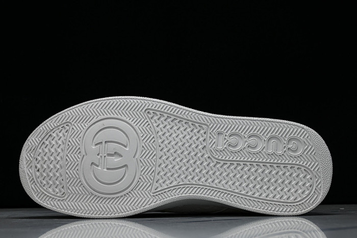 CHUNKY B MONOCHROME CARAMEL COLORED THICK SOLED CASUAL SNEAKERS WHITE/PURE WHITE