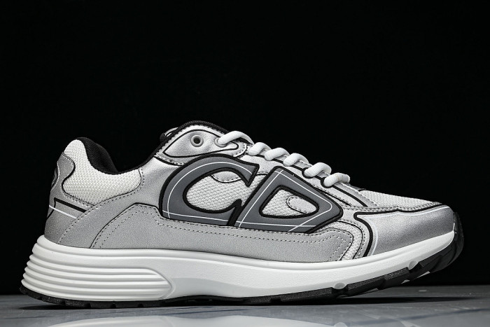 MEN'S BREATHABLE CASUAL THICK SOLED B30 LACE UP RUNNING SHOES 2026 NEW STYLE LIGHT GRAY/GREY