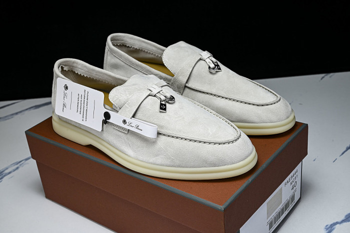 WOMEN'S CASUAL LOAFERS 26 NEW STYLE LIGHT GRAY/GREY