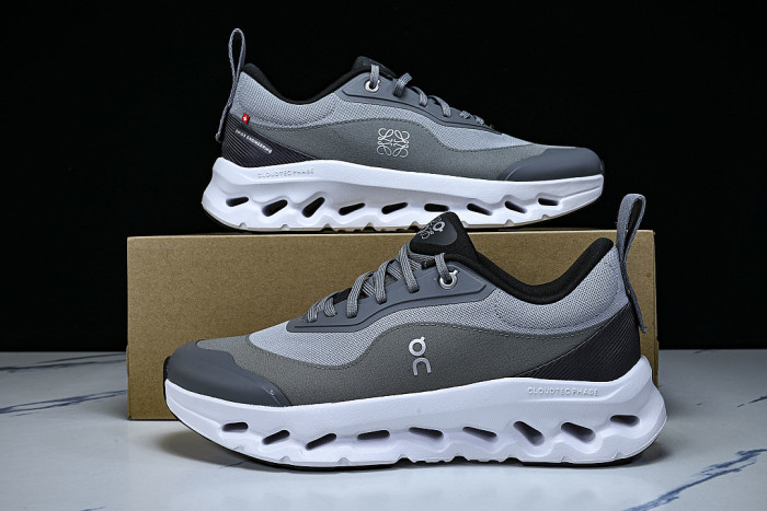 ON X THE SECOND GENERATION SERIES OF CASUAL RUNNING SHOES DARK GRAY/CONCRETE GREY