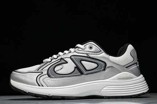 MEN'S BREATHABLE CASUAL THICK SOLED B30 LACE UP RUNNING SHOES 2026 NEW STYLE LIGHT GRAY/GREY