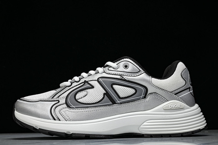 MEN'S BREATHABLE CASUAL THICK SOLED B30 LACE UP RUNNING SHOES 2026 NEW STYLE LIGHT GRAY/GREY