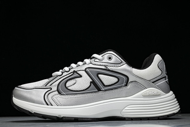 MEN'S BREATHABLE CASUAL THICK SOLED B30 LACE UP RUNNING SHOES 2026 NEW STYLE LIGHT GRAY/GREY