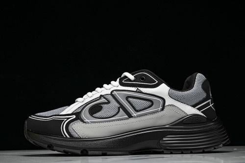 MEN'S BREATHABLE CASUAL THICK SOLED B30 LACE UP RUNNING SHOES 2026 NEW STYLE DARK GRAY/GREY
