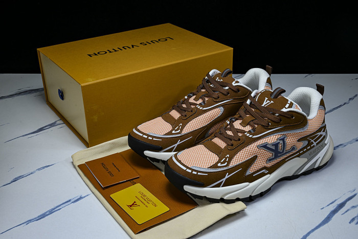 SPORTY CASUAL SHOES BROWN/ORANGE/GREY