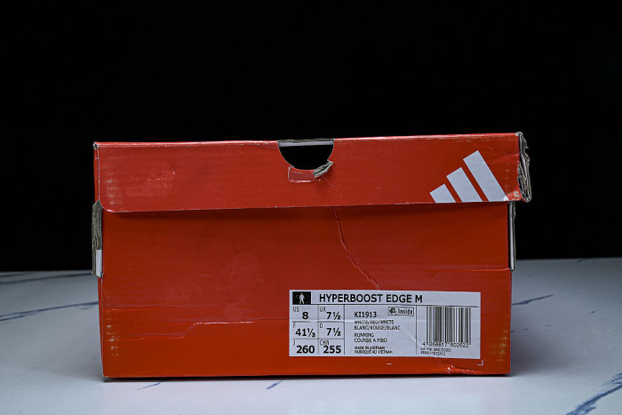 KI1913 HYPER BOOST EDGE CLOUD WHITE/PURE RUBY/ZERO METALIC