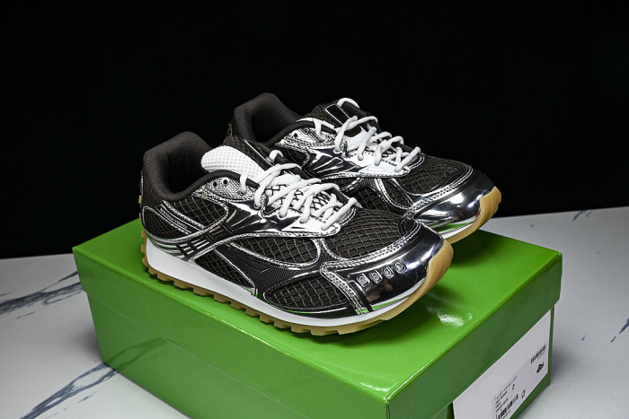THICK-SOLED BREATHABLE MESH CASUAL SPORTS SHOES BLACK/BLACK/BLACK