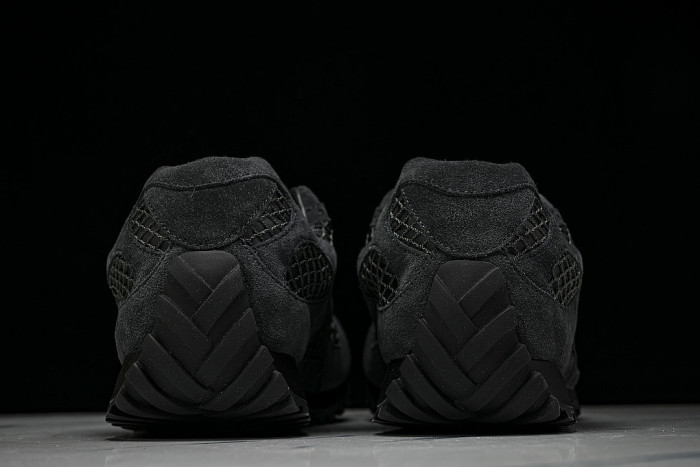 THICK-SOLED BREATHABLE MESH CASUAL SPORTS SHOES BLACK/BLACK/BLACK