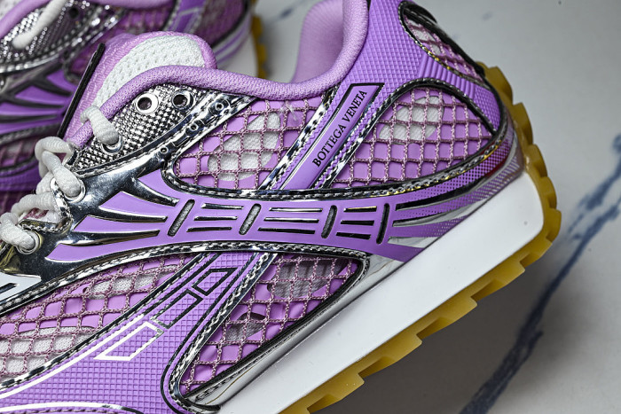 THICK-SOLED BREATHABLE MESH CASUAL SPORTS SHOES PURPLE/PURPLE/PURPLE