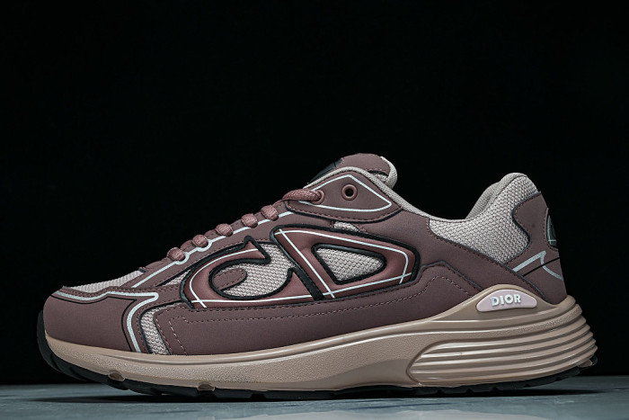 LEATHER MESH SPORTS CASUAL SHOES PINK/PINK/PINK