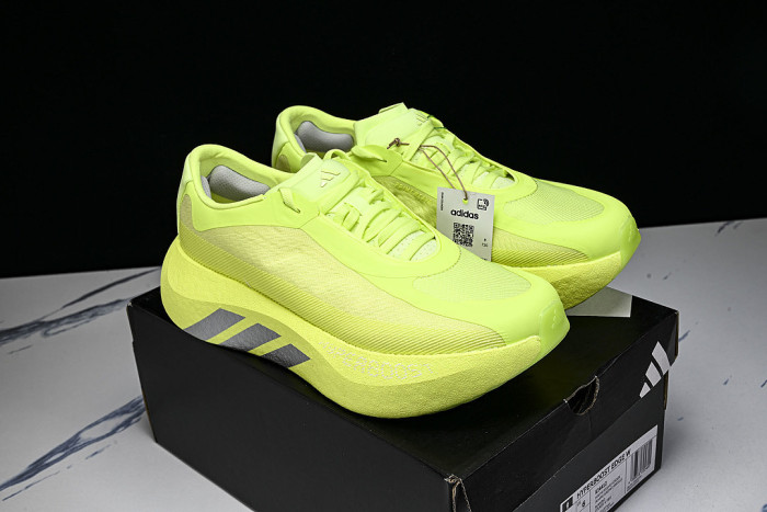 KI4412 HYPERBOOST EDGE SOLE-BOOSTING RUNNING SHOES GREEN/GREEN/GREEN