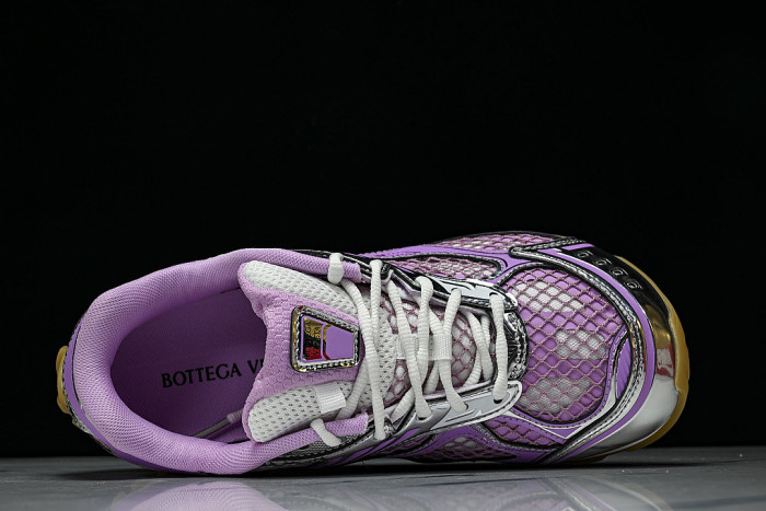 THICK-SOLED BREATHABLE MESH CASUAL SPORTS SHOES PURPLE/PURPLE/PURPLE