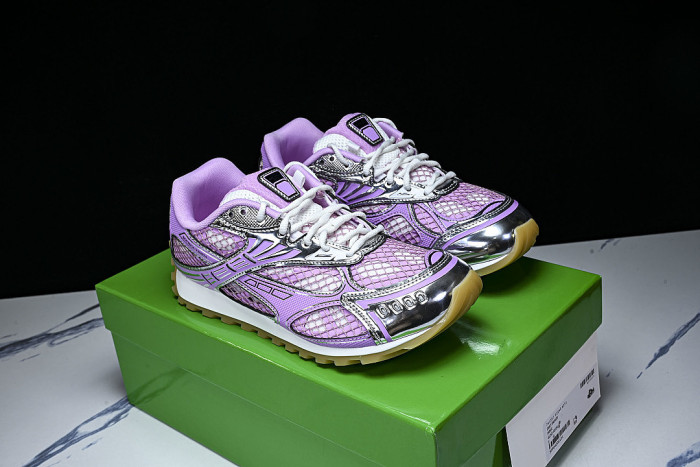THICK-SOLED BREATHABLE MESH CASUAL SPORTS SHOES PURPLE/PURPLE/PURPLE