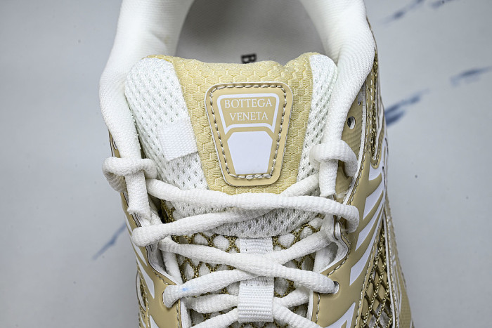 THICK-SOLED BREATHABLE MESH CASUAL SPORTS SHOES YELLOW/WHITE/YELLOW