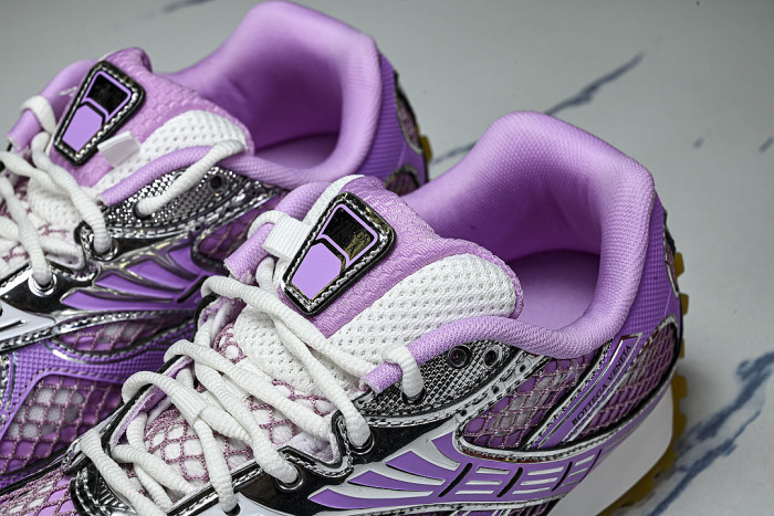 THICK-SOLED BREATHABLE MESH CASUAL SPORTS SHOES PURPLE/PURPLE/PURPLE