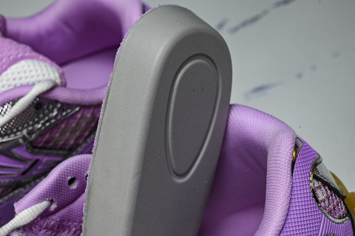 THICK-SOLED BREATHABLE MESH CASUAL SPORTS SHOES PURPLE/PURPLE/PURPLE