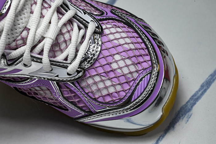 THICK-SOLED BREATHABLE MESH CASUAL SPORTS SHOES PURPLE/PURPLE/PURPLE
