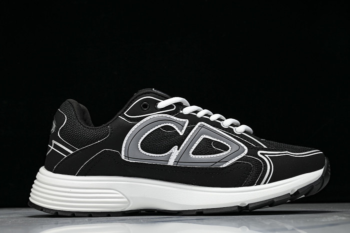 LOW-TOP THICK-SOLED SPORTS CASUAL SHOES BLACK/GREY