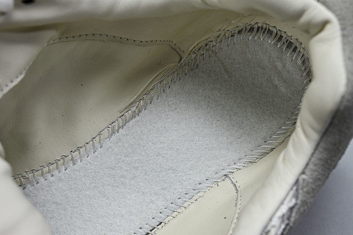 THICK-SOLED BREATHABLE MESH CASUAL SPORTS SHOES GREY/WHITE/GREY
