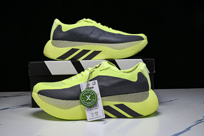 KI4413 HYPERBOOST EDGE SOLE-BOOSTING RUNNING SHOES GREEN/BLACK
