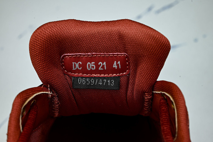 LEATHER MESH SPORTS CASUAL SHOES RED/RED/RED