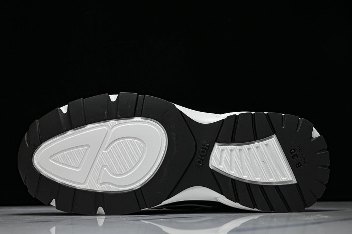 LOW-TOP THICK-SOLED SPORTS CASUAL SHOES BLACK/GREY